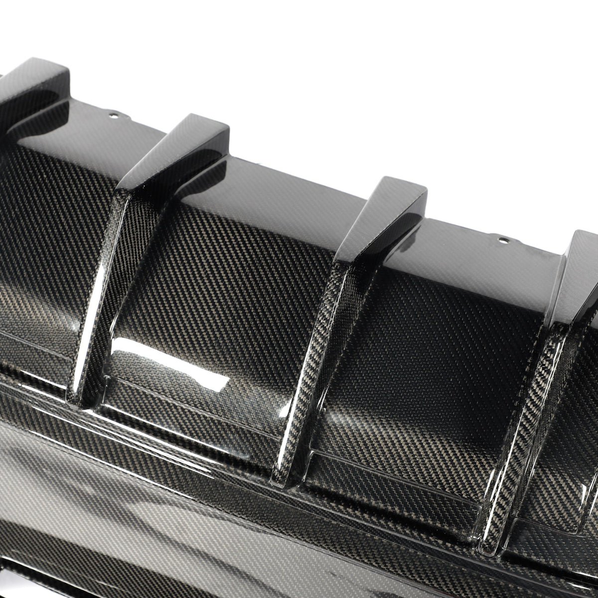 2016-2018 Camaro RS/SS/ZL1 Gloss Double Sided Carbon Fiber Rear Bumper w/Rear Diffuser Quad Tips 1pc