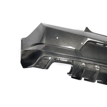 2016-2018 Camaro RS/SS/ZL1 Gloss Double Sided Carbon Fiber Rear Bumper w/Rear Diffuser Quad Tips 1pc