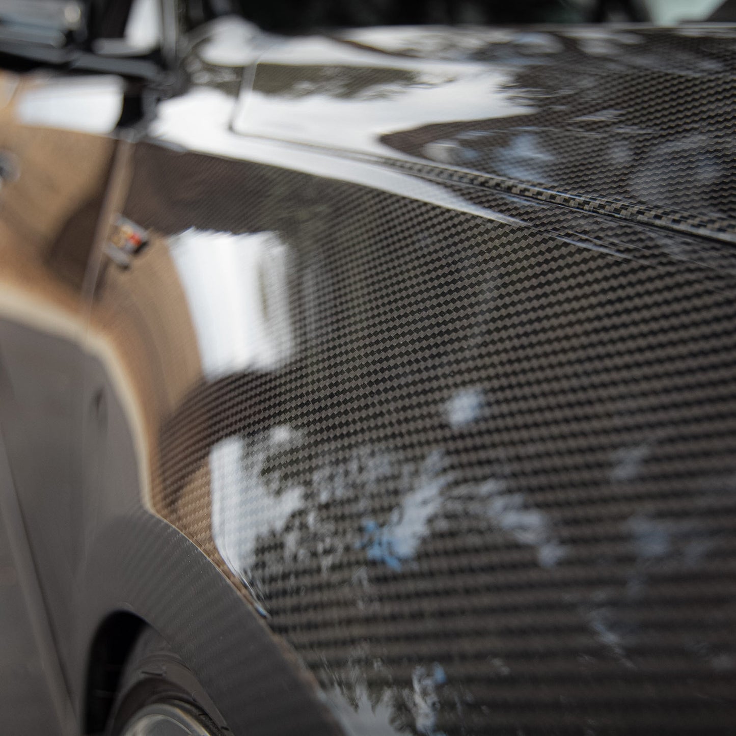 2020-2026 Cadillac CT5/V-Blackwing Type-OE 4pc Fenders Pre-Preg Double Sided Carbon Fiber