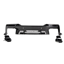 2024–2026 Mustang S650 Heritage SC™ V-Shaped Dry Gloss Carbon Fiber Rear Diffuser Rectangular-Exit Quad Tips