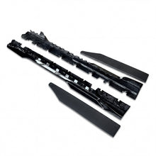 2024–2026 Mustang S650 Heritage SC™ V-Shaped Dry Gloss Carbon Fiber 4pcs Side Rockers