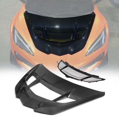 2025-2027 C8 ZR1/ZR1X ZTK Type-OEM Hood Functional Dry Carbon Fiber Double Sided