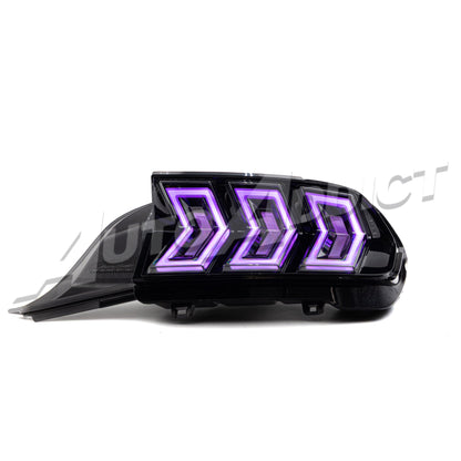 2024-2026 Mustang S650 Heritage-X™ RGB Taillights Amber Turn Signal Sequential w/ Animation