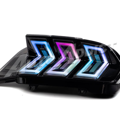 2024-2026 Mustang S650 Heritage-X™ RGB Taillights Amber Turn Signal Sequential w/ Animation