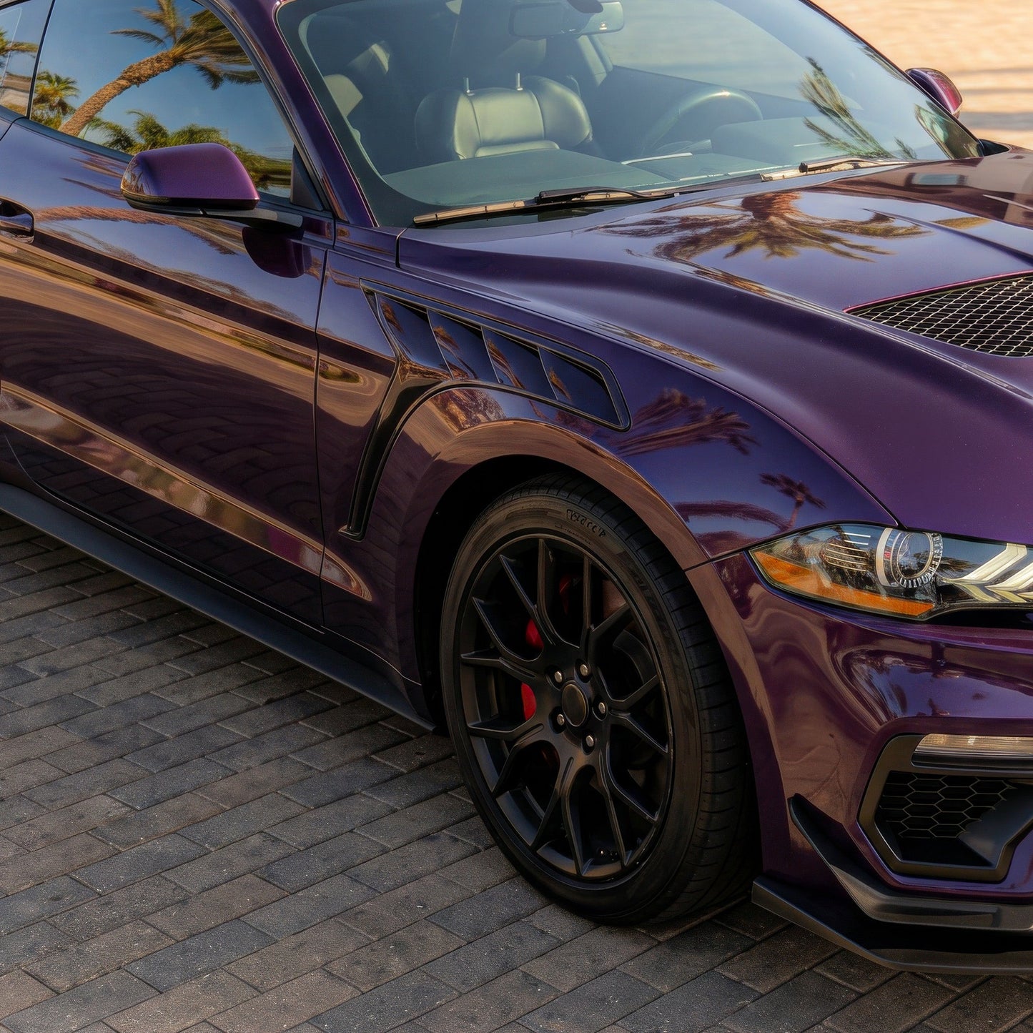 2018-2023 Mustang S550 EcoBoost/GT Type-GTD Aluminum Fenders w/ Functional Vent (Pair)