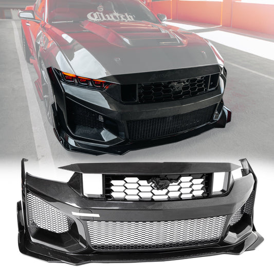 2024-2026 Mustang S650 Heritage SC Dry Carbon Track Bumper Kit