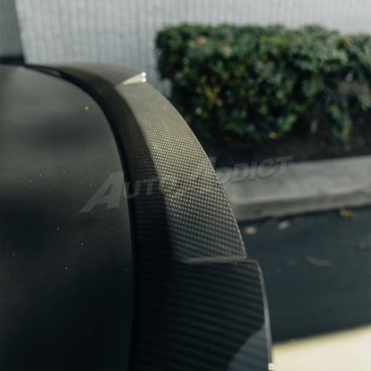 2021-2026 BMW G80 M3 G82 G83 Dry Gloss Double Sided Carbon Fiber Duck-Lid Rear Spoiler