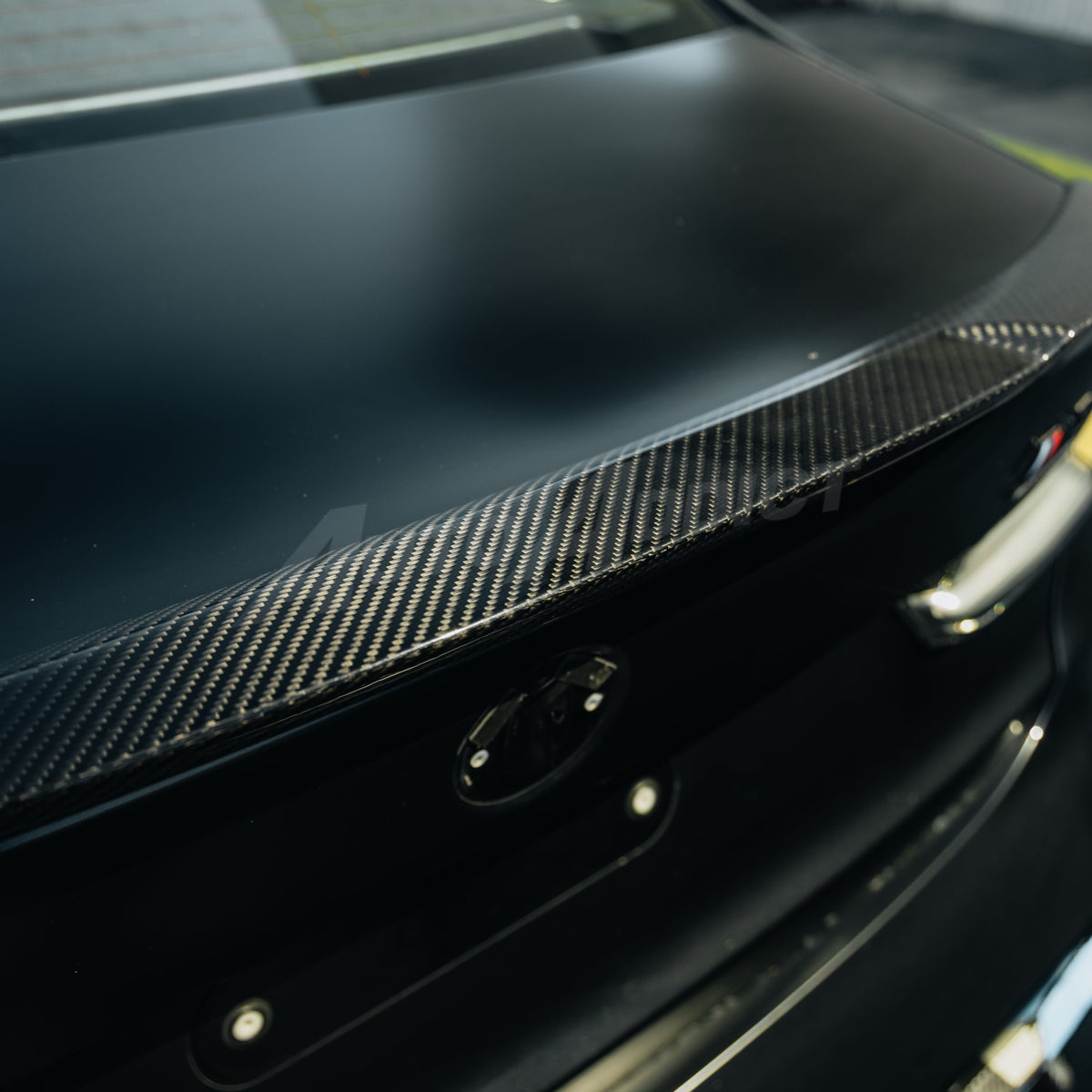 2021-2026 BMW G80 M3 G82 G83 Dry Gloss Double Sided Carbon Fiber Duck-Lid Rear Spoiler