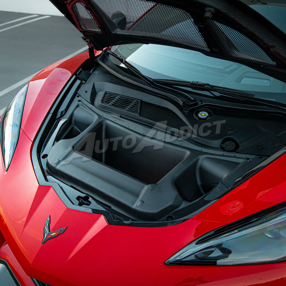 2020-2026 C8 Z06/ Grand Sport/E-Ray/ Stingray Type-ZR1X ZTK Hood Functional Dry Carbon Fiber Double Sided 6PCS Kit