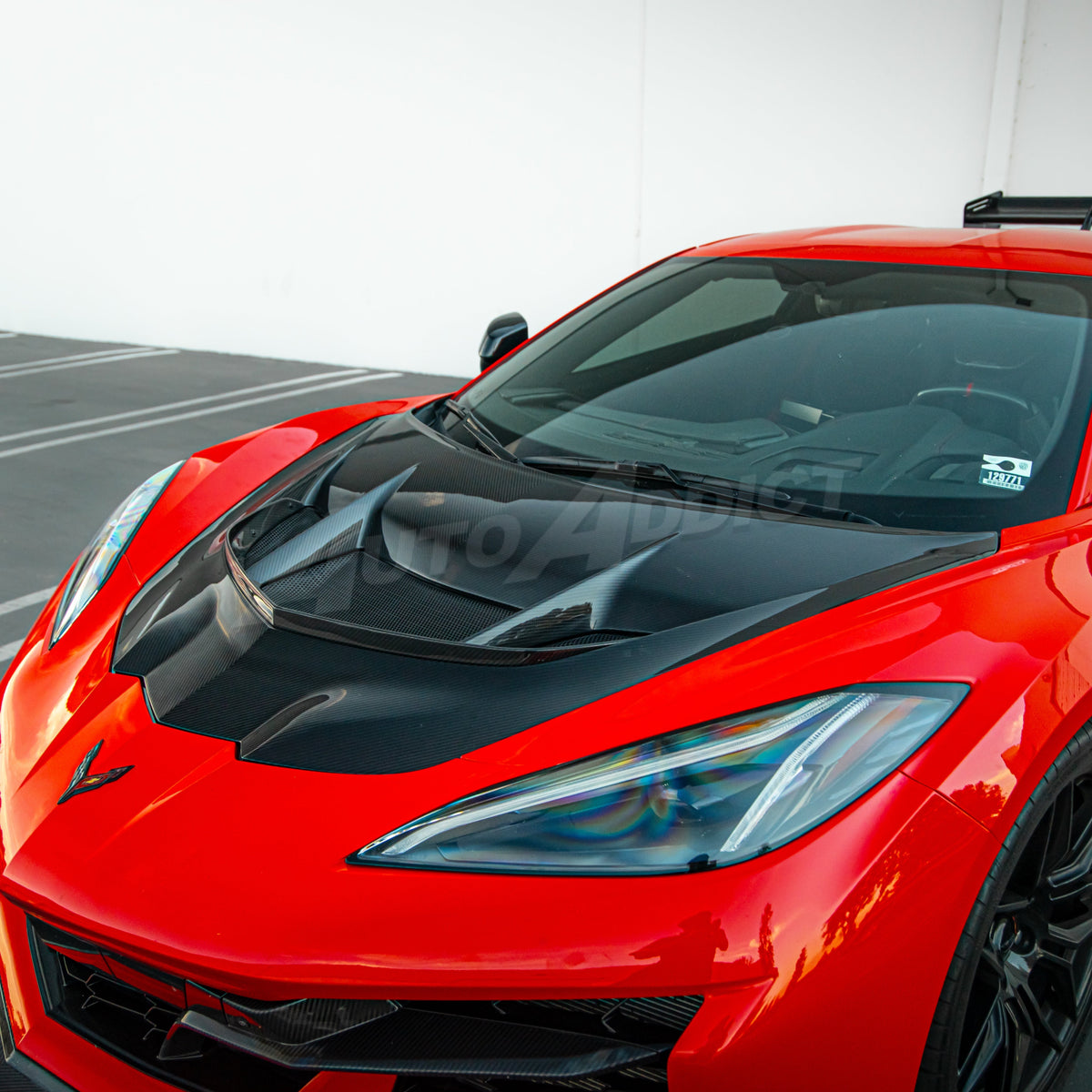 2020-2026 C8 Z06/ Grand Sport/E-Ray/ Stingray Type-ZR1X ZTK Hood Functional Dry Carbon Fiber Double Sided 6PCS Kit