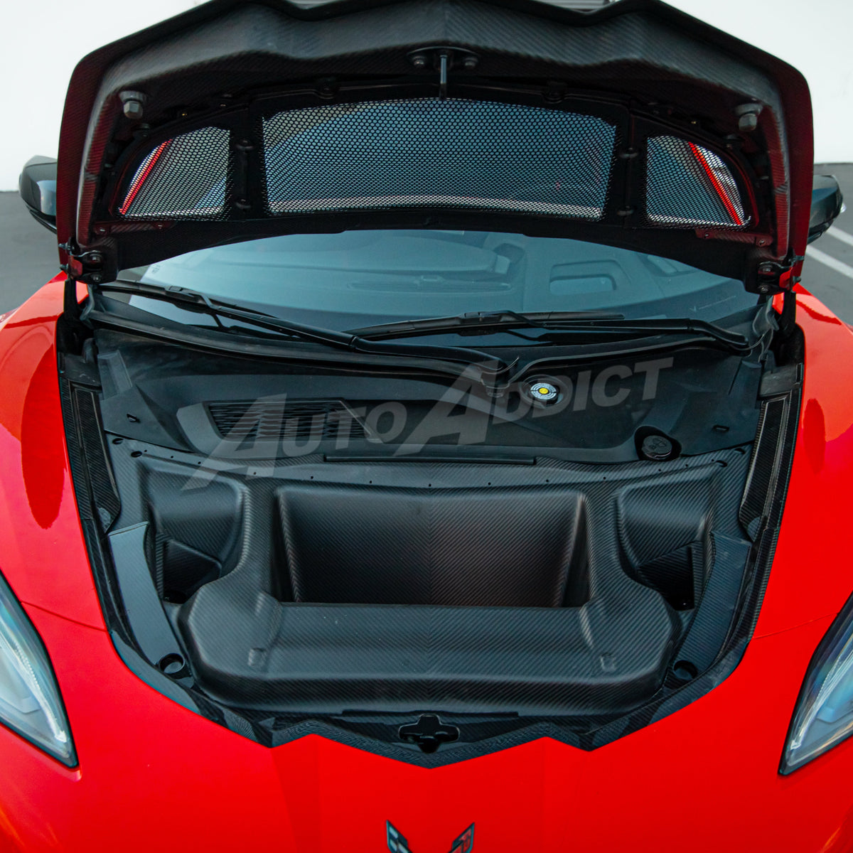 2020-2026 C8 Z06/ Grand Sport/E-Ray/ Stingray Type-ZR1X ZTK Hood Functional Dry Carbon Fiber Double Sided 6PCS Kit