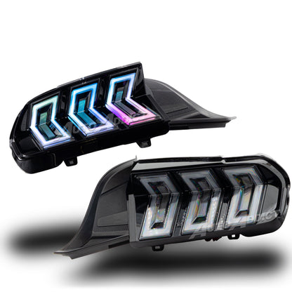 2024-2026 Mustang S650 Heritage-X™ RGB Taillights Amber Turn Signal Sequential w/ Animation