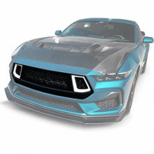 2024-2026 Mustang S650 Front Upper Grille Gloss Black Dynamic Animation LED Amber Turn Signal