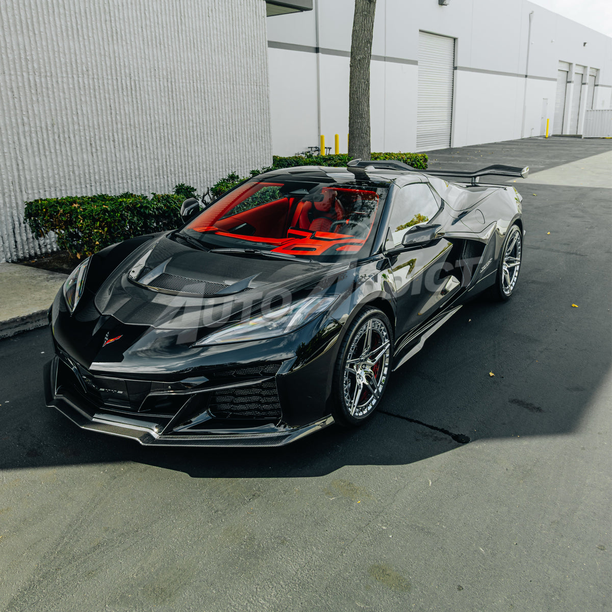 2023-2026 C8 Corvette Z06/E-Ray/Grand-Sport Z07 Rear Spoiler Carbon Fiber 1pc