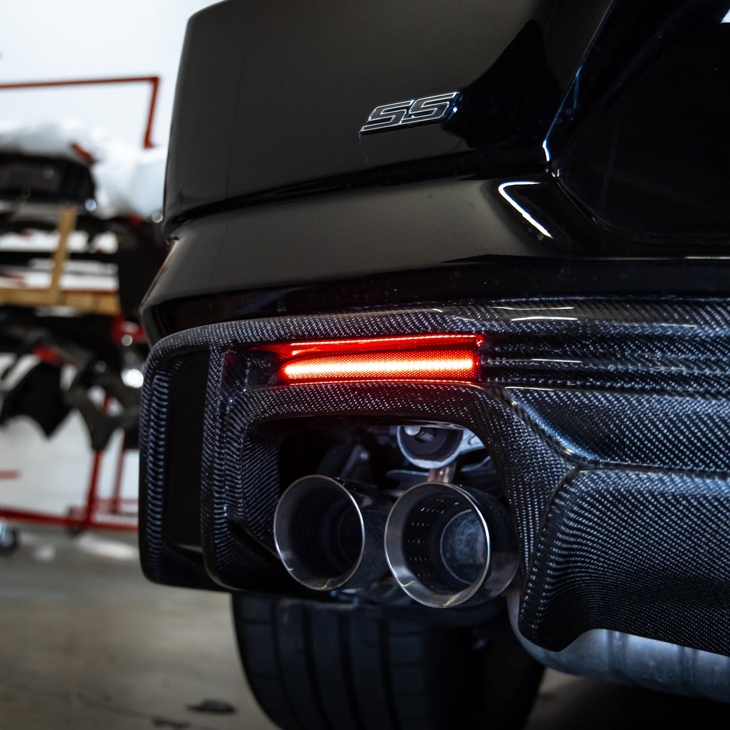 2016-2025 Chevy Camaro Diffuser Smoke LED Rear Reflectors (Pair)