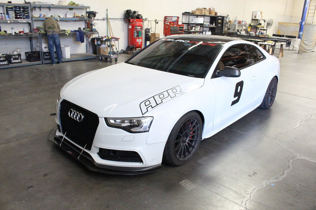 Carbon Fiber Front Wind Splitter - 2013-2017 Audi S5 /RS5 (Stock Bumper)