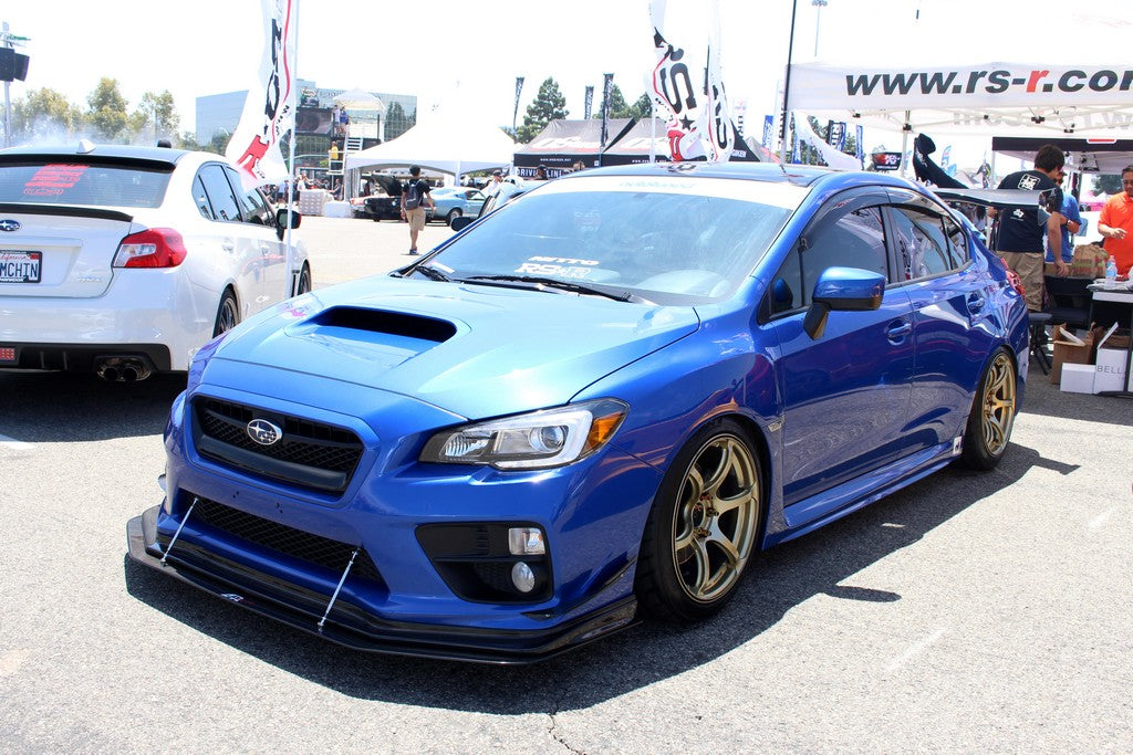 Carbon Fiber Wind Splitter w/ Rods-Subaru WRX/STI 2015-2017 (APR Performance Lip)