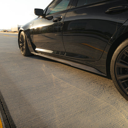 2022-2026 Cadillac CT5-V Blackwing Type-ST Gloss Carbon Fiber Side Rocker Panel Extensions