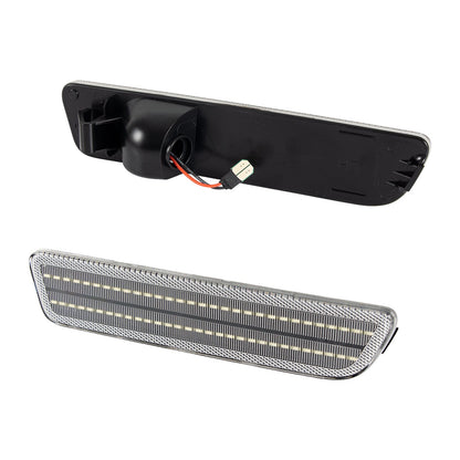 2005-2009 Ford Mustang Clear Lens White Dynamic Animation LED Side Markers