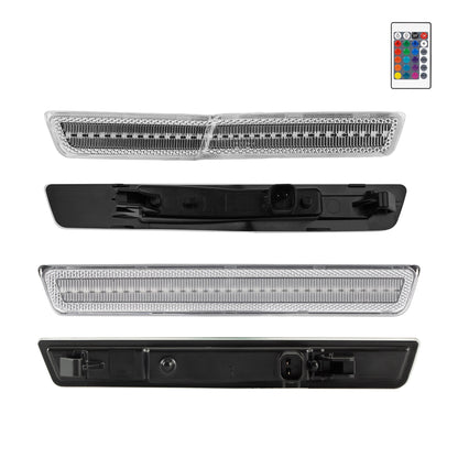 2018-2024 Dodge Challenger Widebody Remote Control RGB Clear Lens LED Side Markers