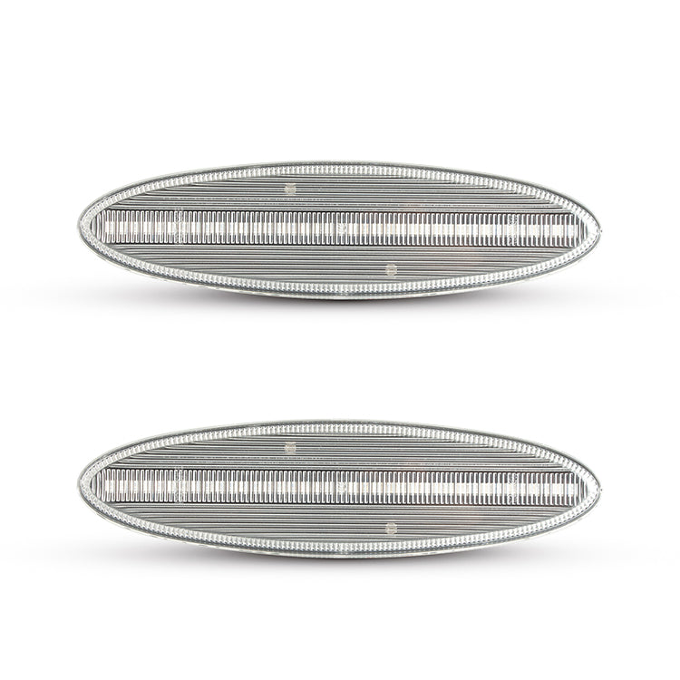 1997-2004 Corvette C5 Rear Bumper Clear Lens Red LED Side Markers