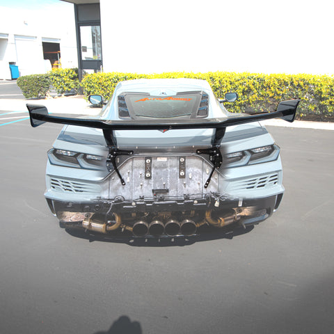 2023-2026 C8 Corvette Z06/E-Ray ZR1 ZTK Rear Spoiler Gloss Carbon Fiber 1pc