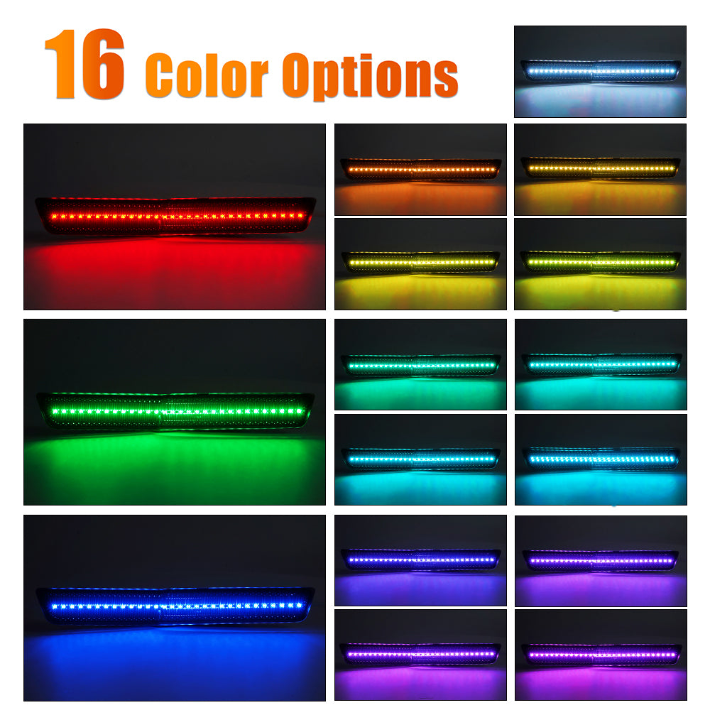 2018-2024 Dodge Challenger Widebody Remote Control RGB Smoke Lens LED Side Markers