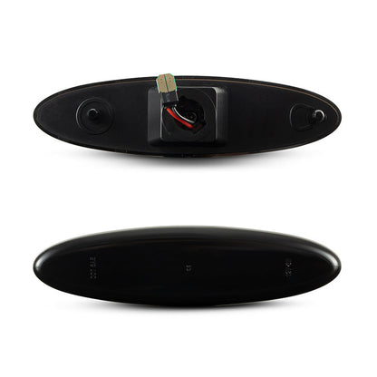 1997-2004 Corvette C5 Rear Bumper Smoke Lens White LED Side Markers