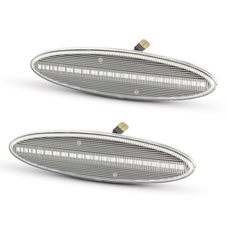 1997-2004 Corvette C5 Rear Bumper Clear Lens Red LED Side Markers
