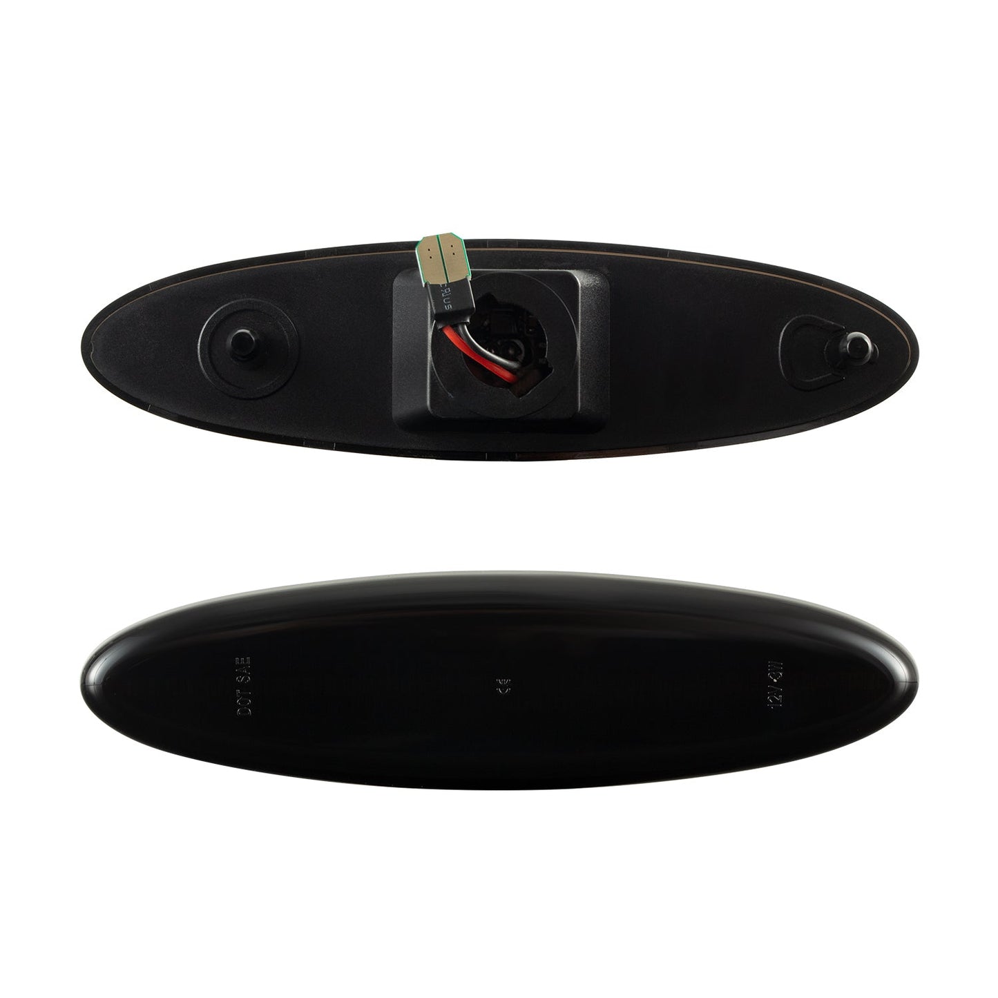 1997-2004 Corvette C5 Rear Bumper Smoke Lens White Dynamic Animation LED Side Markers