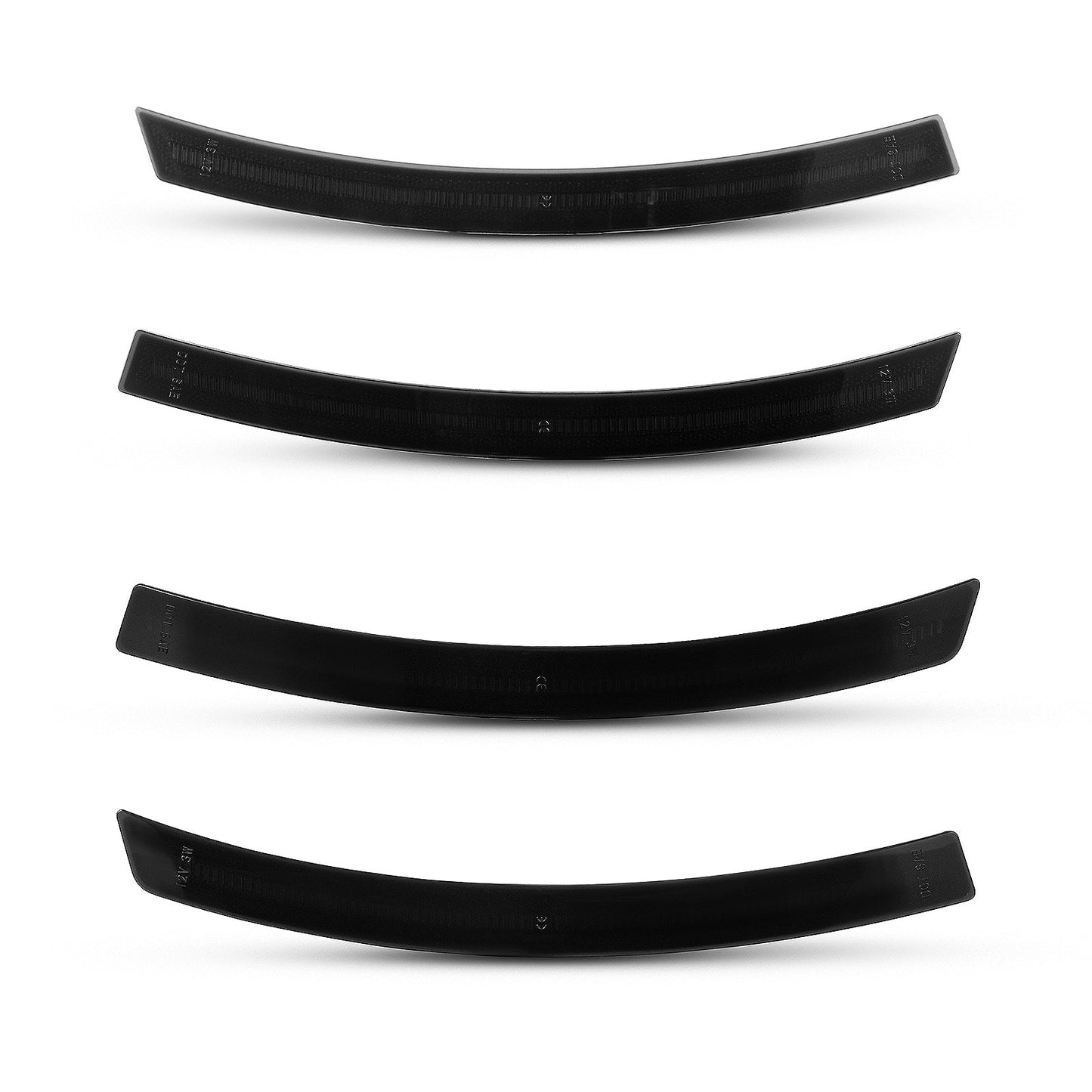 2014-2019 Corvette C7 Smoke Lens White Dynamic Animation LED Side Markers Set