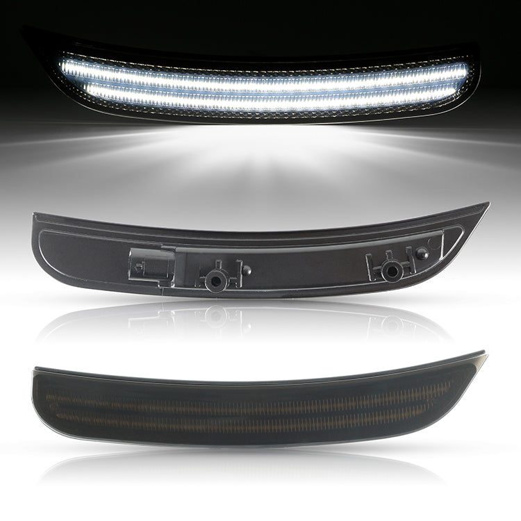 2015-2024 Dodge Charger Smoke White LED Side Markers