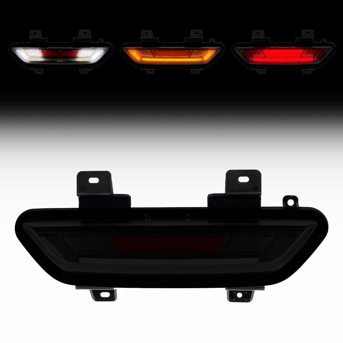 2018-2023 Mustang S550 Rear Diffuser Reverse Light LED Smoke Lens
