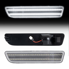 2005-2009 Ford Mustang Clear Lens White Dynamic Animation LED Side Markers