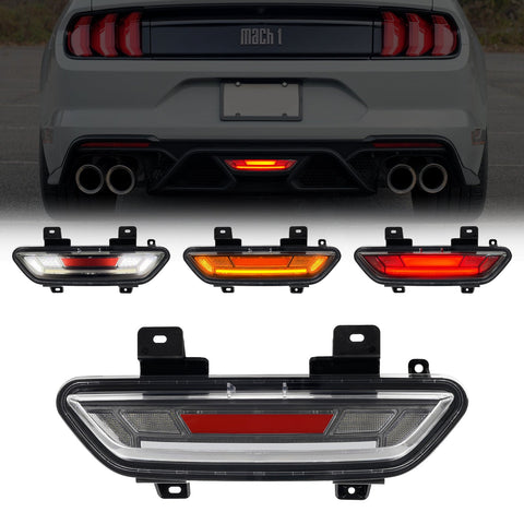 2018-2023 Mustang S550 Rear Diffuser Reverse Light LED Clear Lens