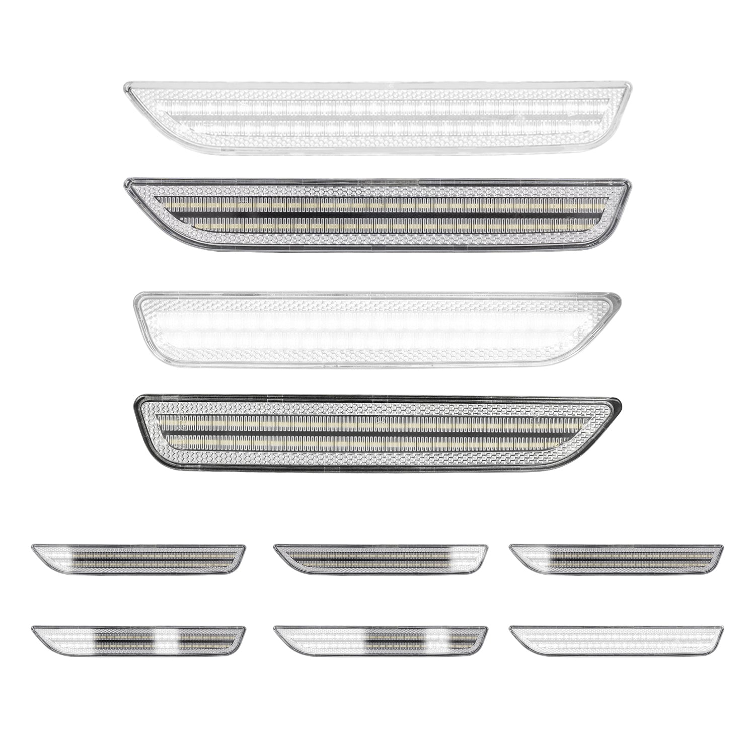 Auto Addict USA Smoked Mustang Marker Lights
