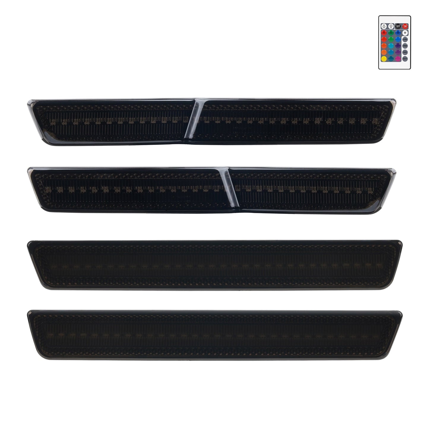 2018-2024 Dodge Challenger Widebody Remote Control RGB Smoke Lens LED Side Markers