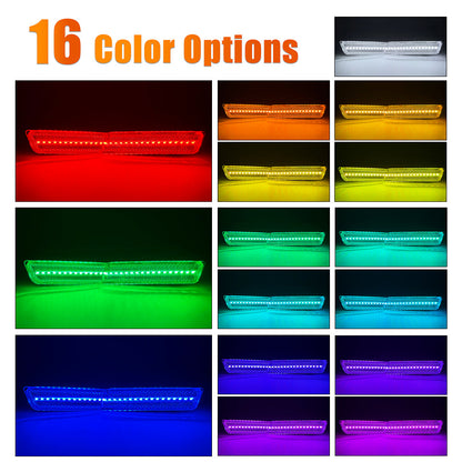 2018-2024 Dodge Challenger Widebody Remote Control RGB Clear Lens LED Side Markers