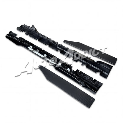 2024–2026 Mustang S650 Heritage SC™ V-Shaped Dry Gloss Carbon Fiber Track Package Program Bundle
