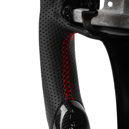 2012-2013 Corvette C6 Carbon Fiber Steering Wheel w/ Paddle Shifter Holes Core Pre Manufactured