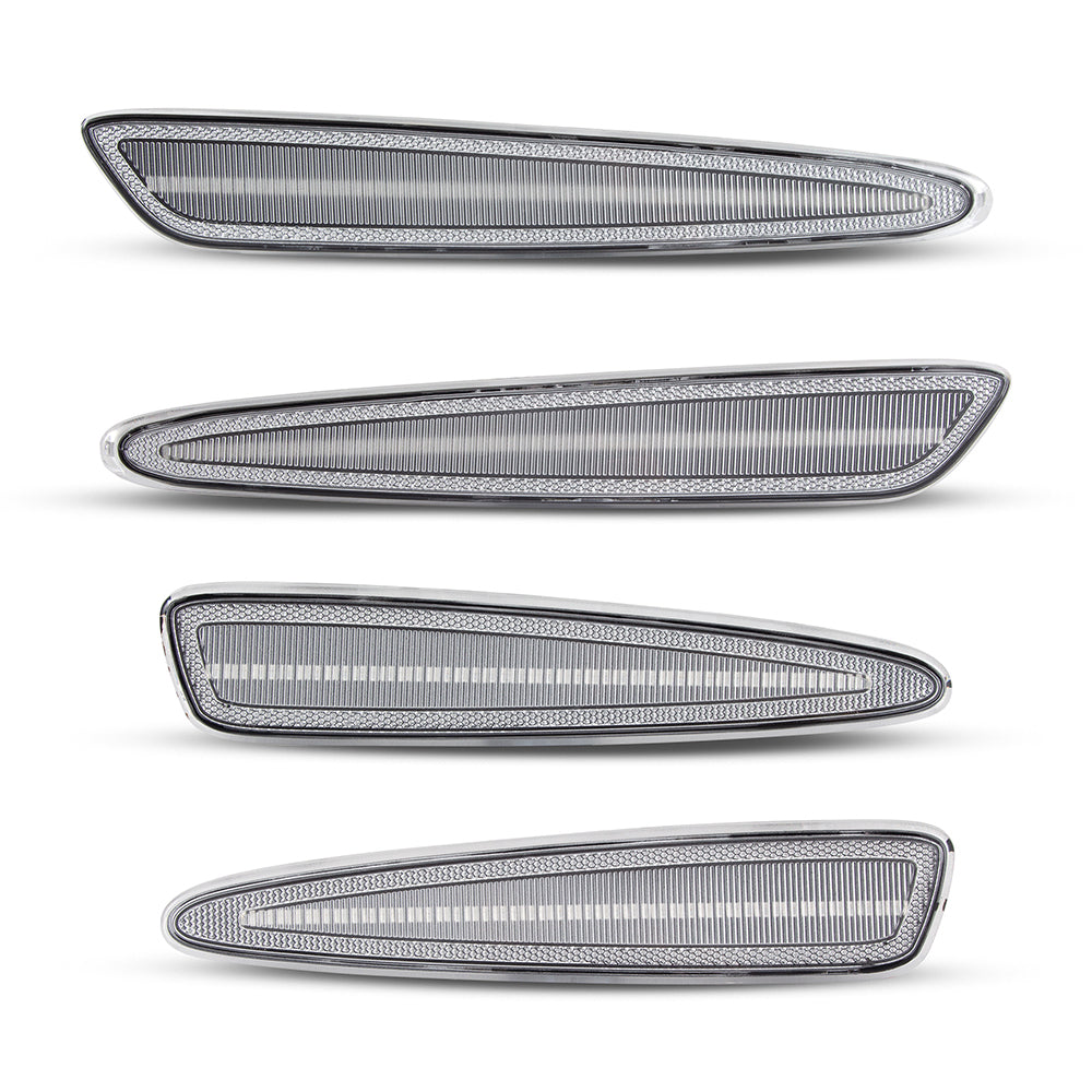 2005-2013 Chevrolet Corvette C6 Clear White LED Side Marker