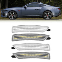 2024-2026 Ford Mustang S650 Clear White LED Side Markers