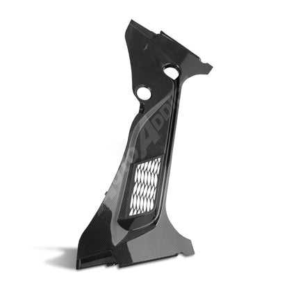 2020-2026 Corvette C8 Carbon Fiber Pre-Preg Front Frunk Surround Trim Kit For Z06/E-Ray/Grand Sport/Stingray