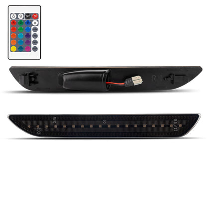 2015-2023 Mustang S550 RGB Smoked LED Side Marker