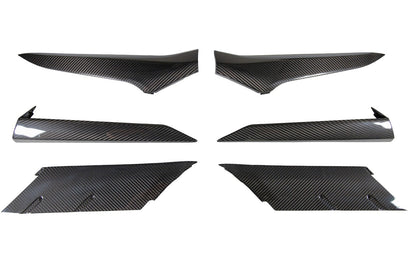 Carbon Fiber Door and Quarter Panel Trims Package - Chevrolet Corvette C8 Z06, ERay, ZR1, Grand Sport