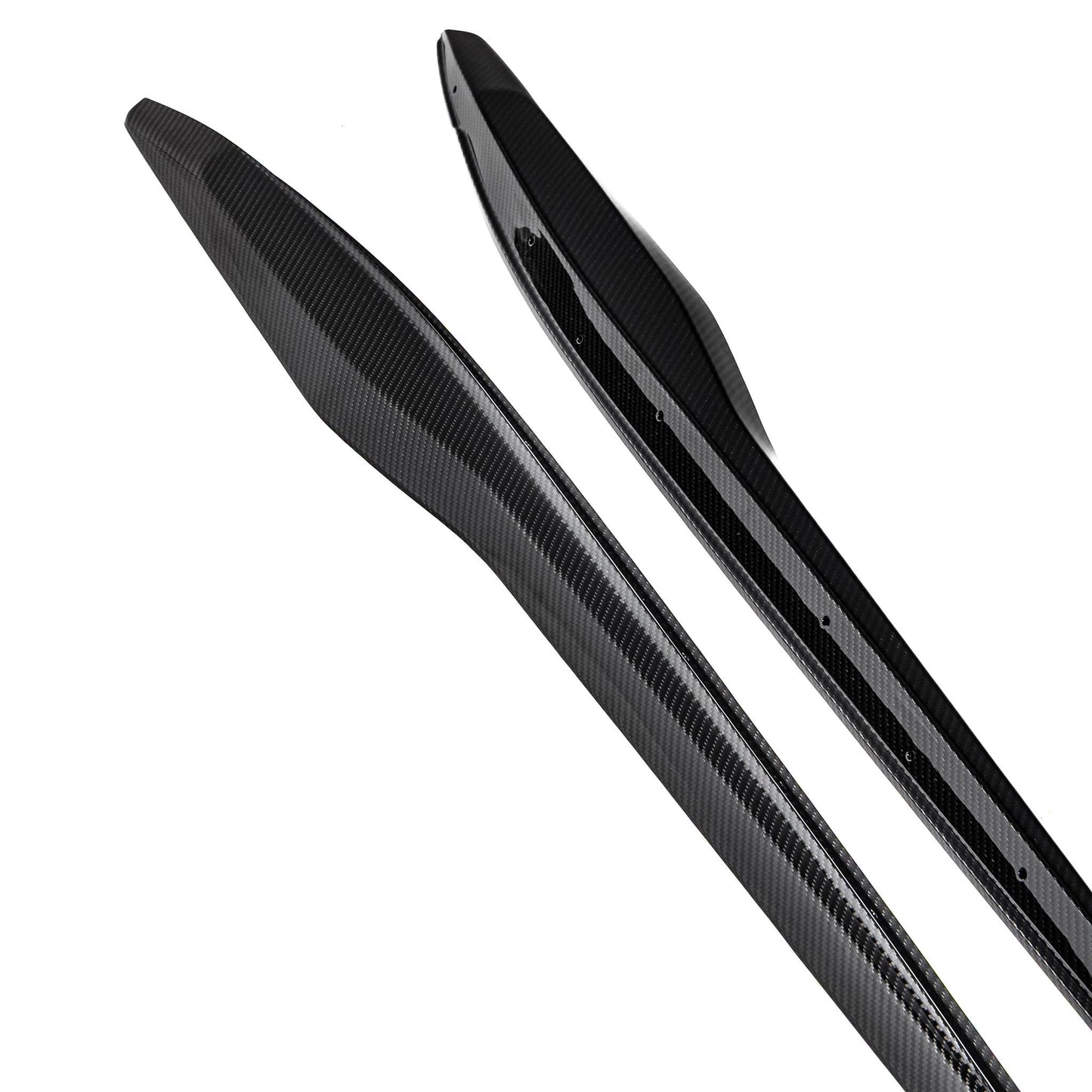2023-2027 C8 Corvette Z06/E-Ray Type Z07 Dry Gloss Carbon Fiber Side Skirts Pair