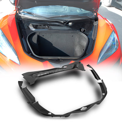 2020-2026 Corvette C8 Carbon Fiber Pre-Preg Front Frunk Surround Trim Kit For Z06/E-Ray/Grand Sport/Stingray