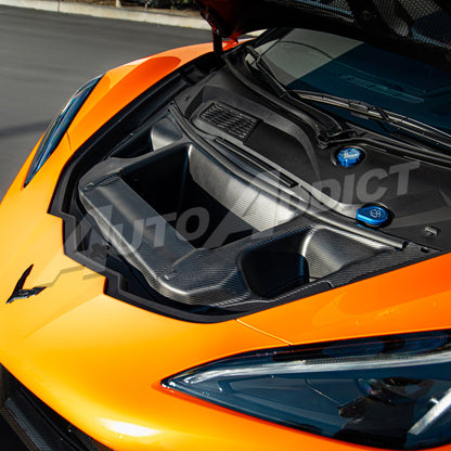 2025-2026 C8 ZR1/ZR1X ZTK Air Extractor Functional Dry Carbon Fiber Double Sided 3pcs Kit