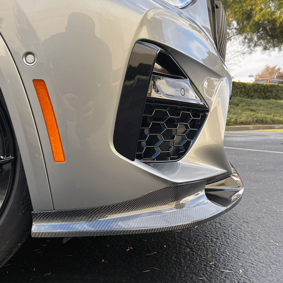 Gloss Carbon Fiber Front Splitter | BMW F9X X3M/X4M (2020-2021)