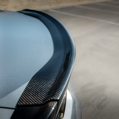 2016-2025 Chevy Camaro Type-SS 1LE Gloss Carbon Fiber 3pc Rear Spoiler